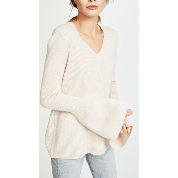 💕REBECCA MINKOFF💕 100% Cashmere Stevie Sweater - Picture 1 of 6